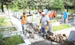 Çayırova'da Akse Mezarlığı'na bakım